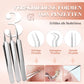 ⚡ ¡50 % DE DESCUENTO! ✨ EXTRACTOR DE PUNTAS NEGRAS DE ACERO INOXIDABLE: juego de 7 piezas para limpieza profunda, herramientas de precisión para el cuidado facial, esterilizables y respetuosas con la piel 🌟🧴