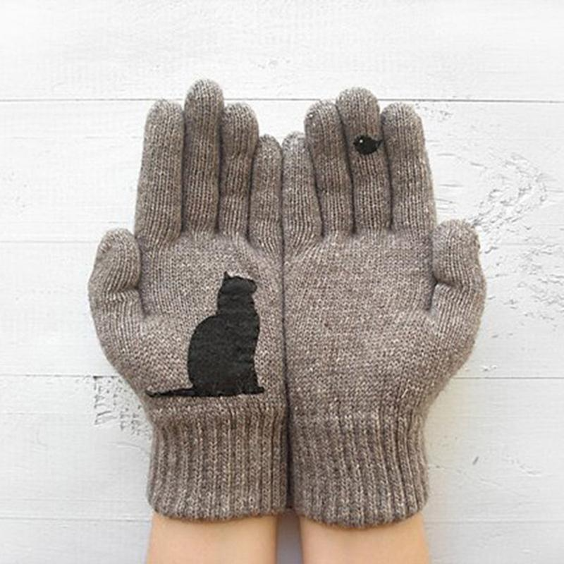 Rebajas de invierno - Guantes de algodón con gato（50% DESCUENTO）