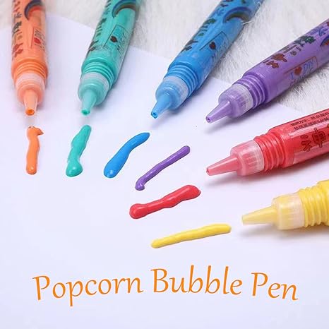 🎄🥳 ¡HOT SALE 2026! ¡MÁS DE 50.000 VENDIDOS! ✨ Rotuladores mágicos con efecto popcorn – activados por calor, crean dibujos 3D hinchados | Perfectos para manualidades infantiles