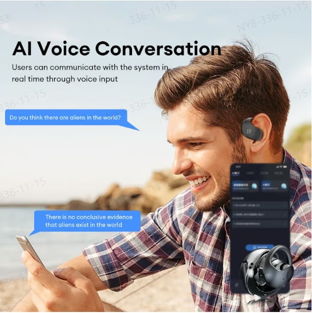 ⏰ÚLTIMO DÍA - 50% de descuento🎧🔥Auriculares de traducción inalámbricos Bluetooth HY-T26 Pro