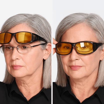 Gafas de conducción para visión en la oscuridad, anti-reflejos y polarizadas
