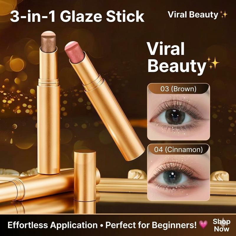 🏆 Oferta Flash ⚡ ¡+50K vendidos! Casi agotado – 💥 Lápiz de sombra de ojos 3 colores
