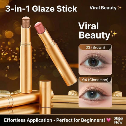 🏆 Oferta Flash ⚡ ¡+50K vendidos! Casi agotado – 💥 Lápiz de sombra de ojos 3 colores