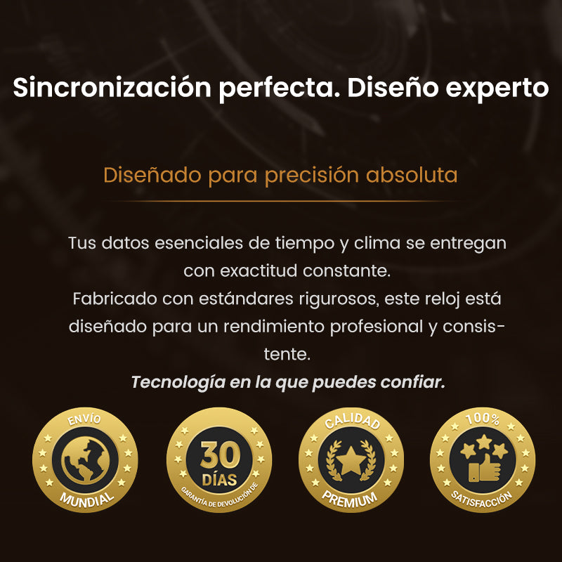 Reloj despertador de mesa LED digital con monitor de temperatura y humedad y pronóstico del tiempo.