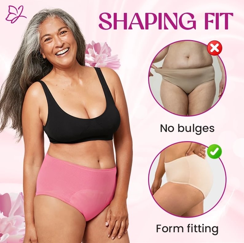 🔥Compra 5 y llévate 5 gratis🔥Bragas de cintura alta a prueba de fugas para mujer