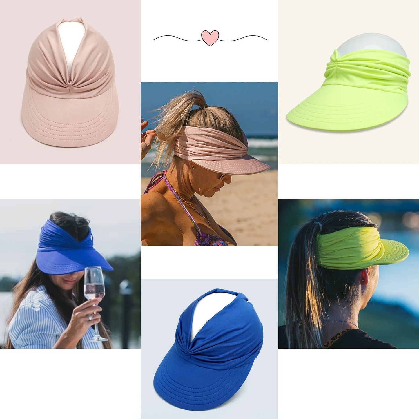 🔥Gorra con visera para mujer con protección UV UPF 50+