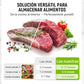 🔥Éxito de ventas mundial🍗 ¡Oferta por tiempo limitado! Compra 2 y llévate 1 gratis🥦Bolsas de almacenamiento reutilizables con cierre hermético de papel de aluminio.