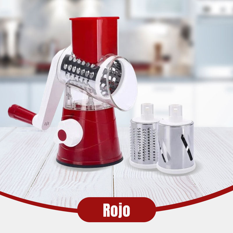 🔥 2025 Venta de cocina 🔥 Rallador manual multifuncional giratorio y picadora 🚀🥕
