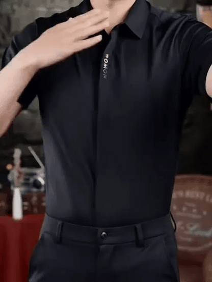 🔥Nuevos Ingresos🔥Camisa de Vestir en Seda Térmica de Secado Rápido