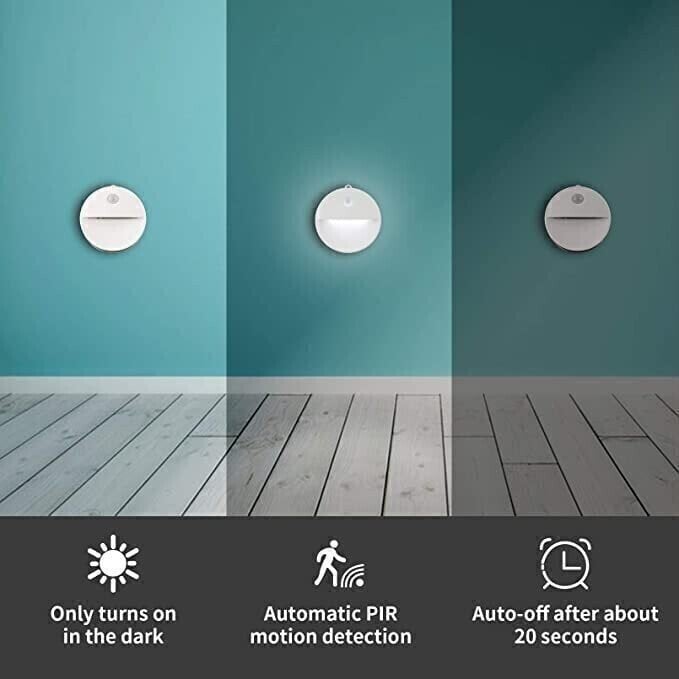 Luminaria LED de bajo consumo con detector de movimiento