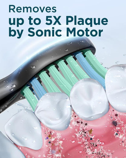 Cepillo de Dientes Eléctrico Sónico Portátil para Adulto