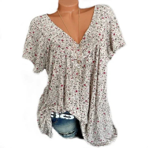 👕 Camiseta de Manga Corta con Estampado de Moda de Verano – Estilo Fresco y Moderno para Todos los Días ☀️✨