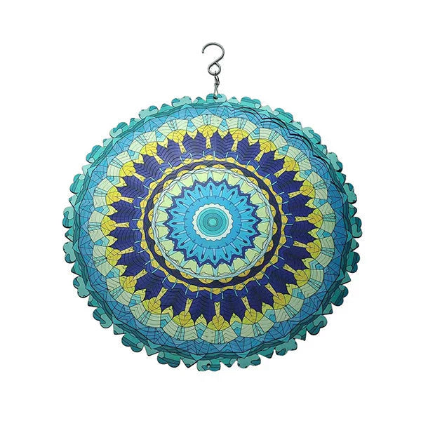 Campanas de Viento Coloridas con Mandala 3D