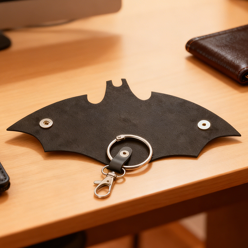Monedero de Piel PU con Forma de Murciélago