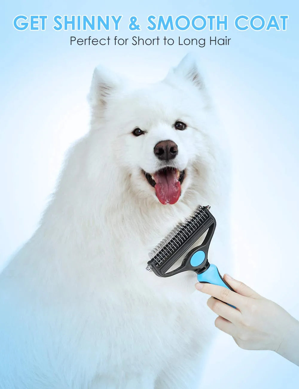 ⏰🔥 ¡50% DE DESCUENTO POR TIEMPO LIMITADO! 🐶🐱 Herramienta Profesional para Desenredar – Pelo Suave y Libre de Nudos en Mascotas ✨💖