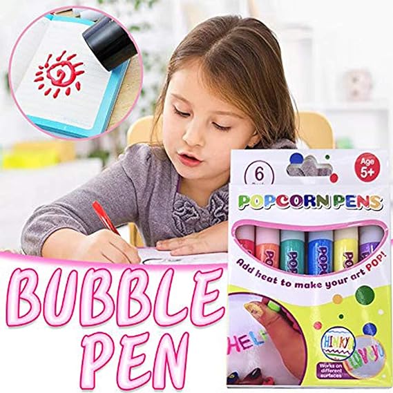🎄🥳 ¡HOT SALE 2026! ¡MÁS DE 50.000 VENDIDOS! ✨ Rotuladores mágicos con efecto popcorn – activados por calor, crean dibujos 3D hinchados | Perfectos para manualidades infantiles