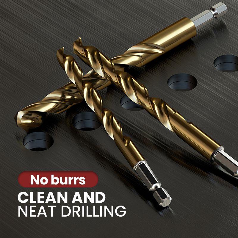 ¡50% DE DESCUENTO POR TIEMPO LIMITADO! 🔥 🔧 ¡La herramienta de alta eficiencia favorita de los artesanos expertos! Oferta directa de fábrica - Juego de brocas con recubrimiento de titanio de 99 piezas