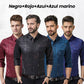 👔 Camisa Fina sin Planchado para Hombre – Elegante, Cómoda y Perfecta para Otoño e Invierno ✨❄️