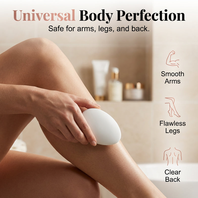 Herramienta de depilación ergonómica con cubierta protectora