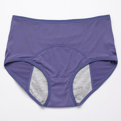 🔥Compra 5 y llévate 5 gratis🔥Bragas de cintura alta a prueba de fugas para mujer