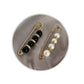 Broche imperdible con perlas y strass de fantasía