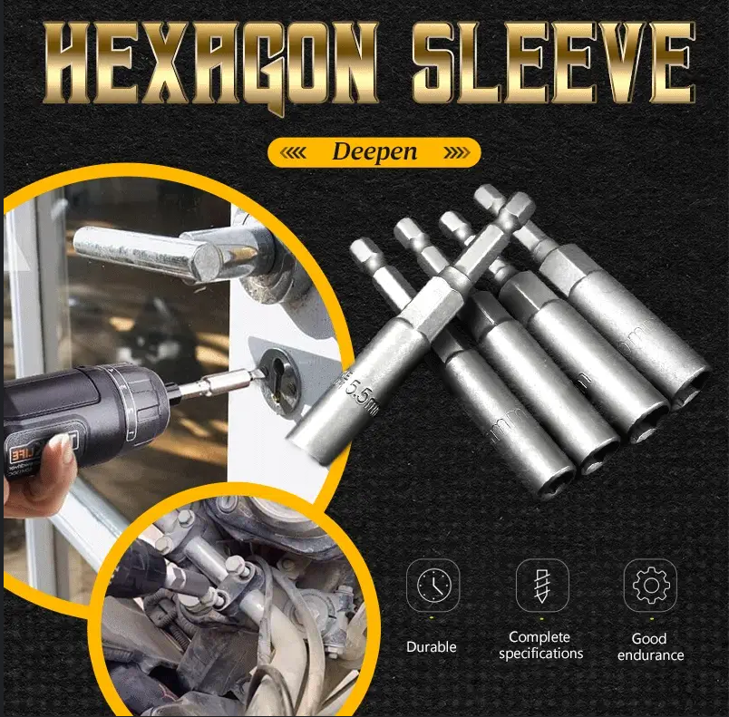Profundizar el manguito hexagonal