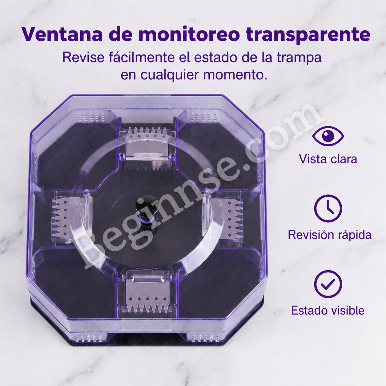 Trampa Reutilizable y Eficaz para Cucarachas
