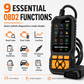 🥳OFERTA ESPECIAL 2026🥳🔧 Escáner OBD2 profesional: lee y borra los códigos de error, los datos en tiempo real y el estado de conformidad I/M. Funciona en coches fabricados a partir de 1996. 🛠️✨