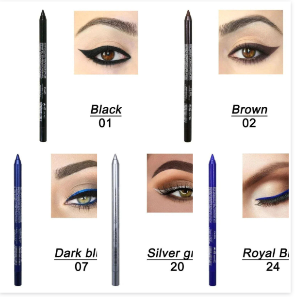 Set da 14 Pezzi di Eyeliner in Gel Impermeabili