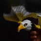 Juguete colgante simulado de pájaros para mascotas