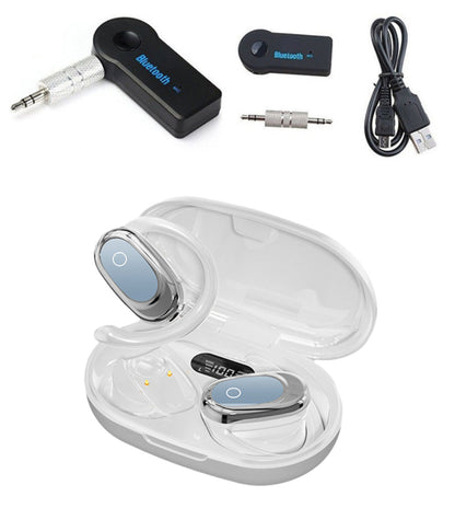 Auriculares Inalámbricos de Oreja Abierta con Pantalla LED