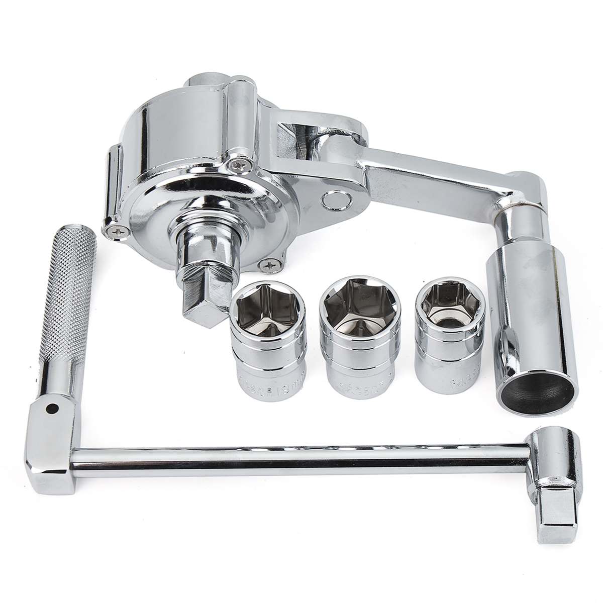 🔧 Kit di smontaggio pneumatici con moltiplicatore di coppia