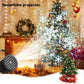 Proyector de Copos de Nieve 3D ❄️✨ Iluminación LED Giratoria para Navidad