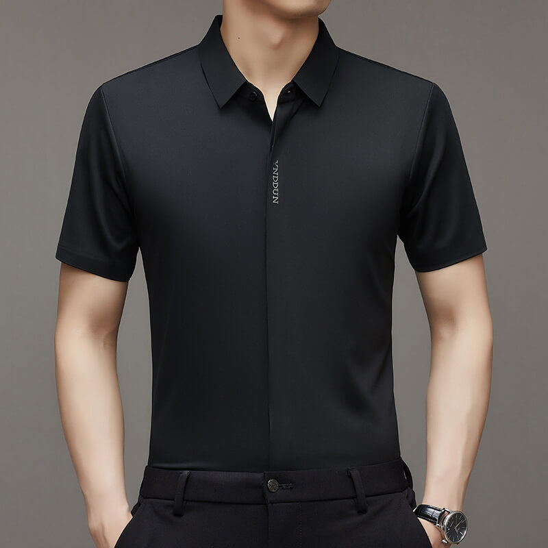 🔥Nuevos Ingresos🔥Camisa de Vestir en Seda Térmica de Secado Rápido