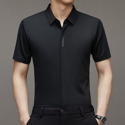🔥Nuevos Ingresos🔥Camisa de Vestir en Seda Térmica de Secado Rápido