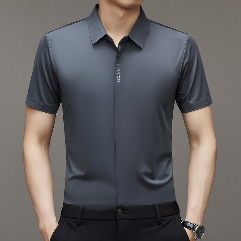 🔥Nuevos Ingresos🔥Camisa de Vestir en Seda Térmica de Secado Rápido