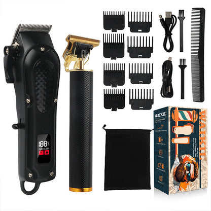 Kit de Maquinillas de Corte para Hombre | Inalámbrica Recargable | Ideal para Estilo de Barba y Cabello