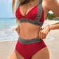 🔥Last Day Promotion 50% OFF🔥Sexy V-neck Women's Holiday Swimsuit With Wavy Pattern
