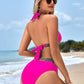 🔥Last Day Promotion 50% OFF🔥Sexy V-neck Women's Holiday Swimsuit With Wavy Pattern