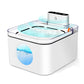 Fuente de agua automática para gatos 2.2 L, bebedero para mascotas a batería con sensor de movimiento