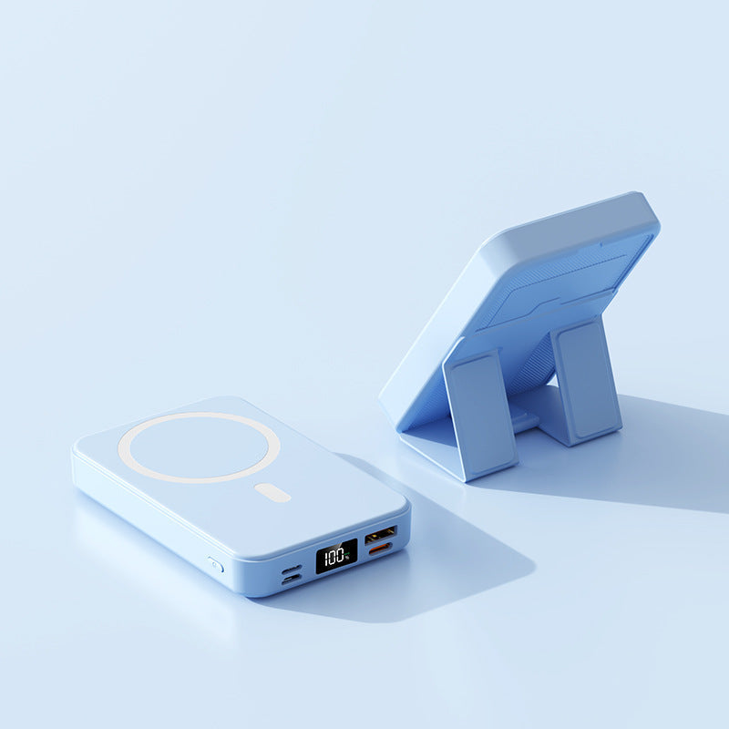 🔥Por tiempo limitado 50% de descuento⚡Batería externa inalámbrica portátil con imán (10000mAh)