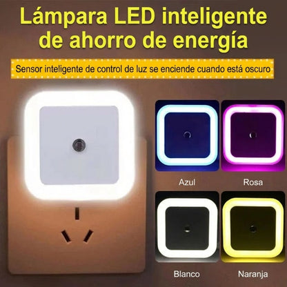 Foco LED Inteligente con Sensor de Luz y Ahorro de Energía