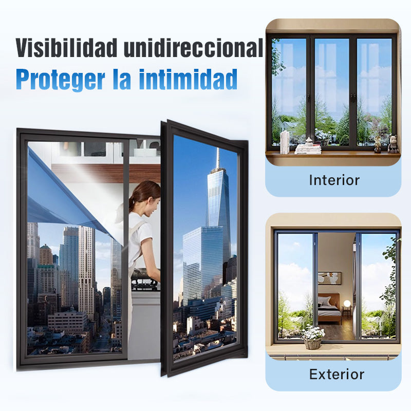 💥Último día: ¡2 por el precio de 1!!💥Película de Aislamiento Térmico de Privacidad Unidireccional para Vidrio