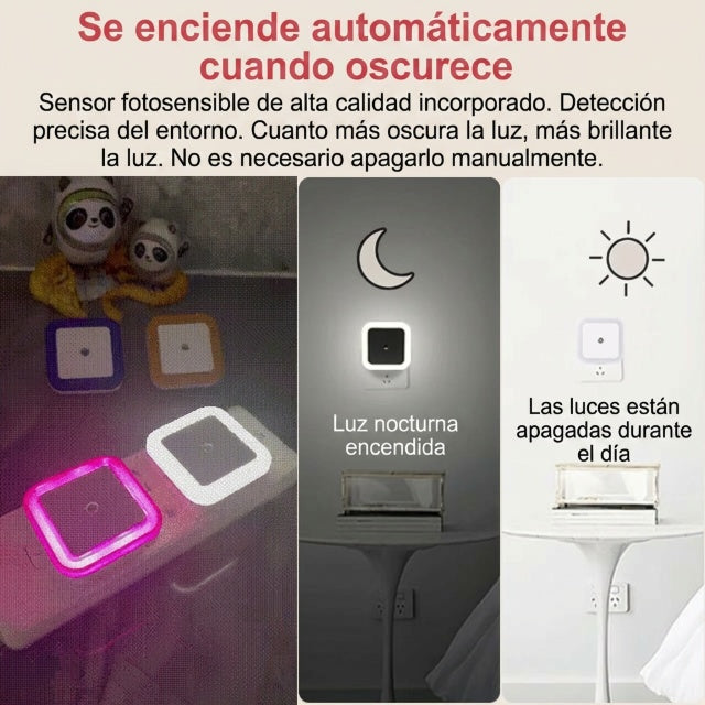 Foco LED Inteligente con Sensor de Luz y Ahorro de Energía