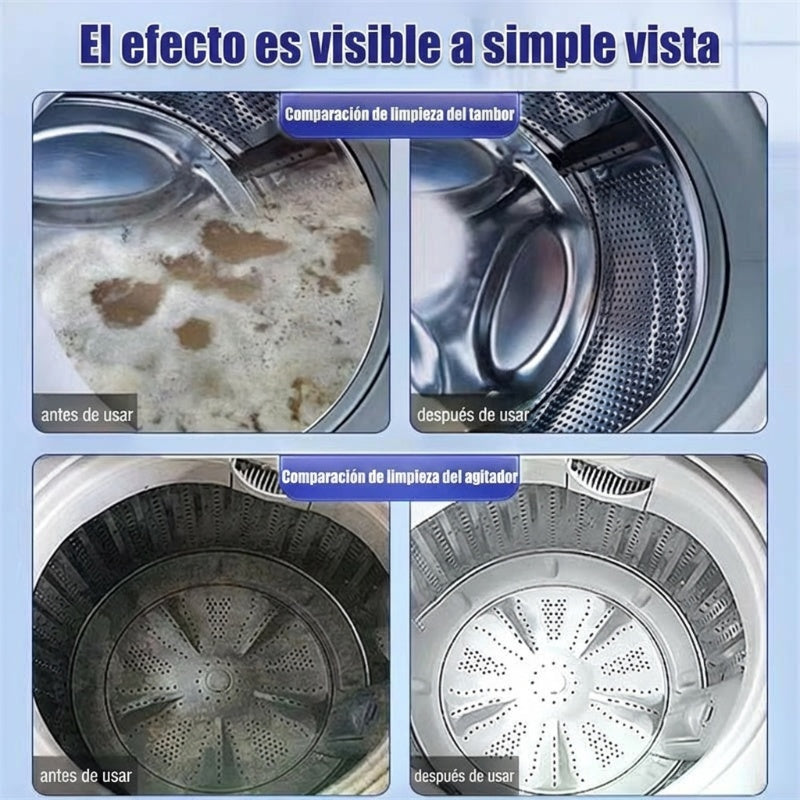 Limpiador potente quitamanchas para tanques de lavadora