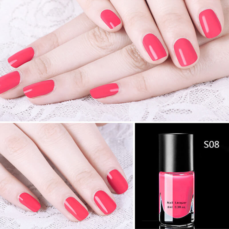 🌸 ¡Compre 2 y obtenga 1 gratis! 🌸19 colores de esmalte de uñas a base de agua pelable