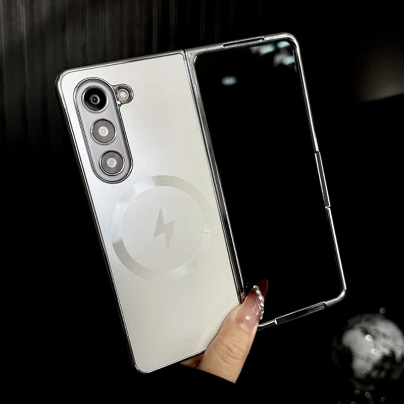 Funda magnética galvanizada para Samsung Fold Series