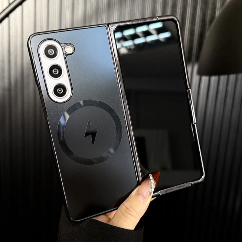 Funda magnética galvanizada para Samsung Fold Series