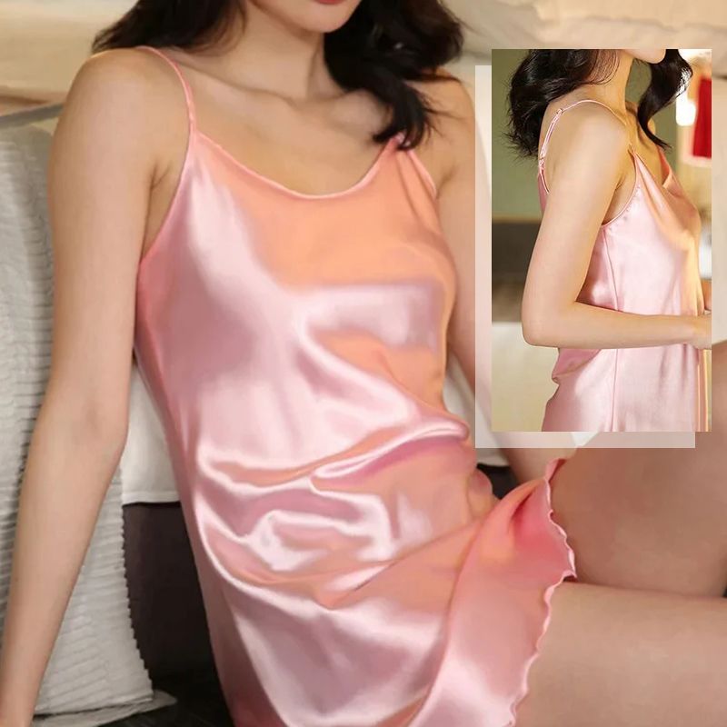 ⏳Compra uno y llévate otro gratis 🎁 Pijama de una pieza de seda helada ultrafina para mujer
