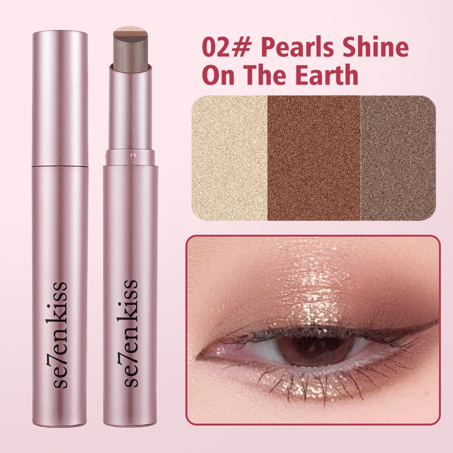 🏆 Oferta Flash ⚡ ¡+50K vendidos! Casi agotado – 💥 Lápiz de sombra de ojos 3 colores